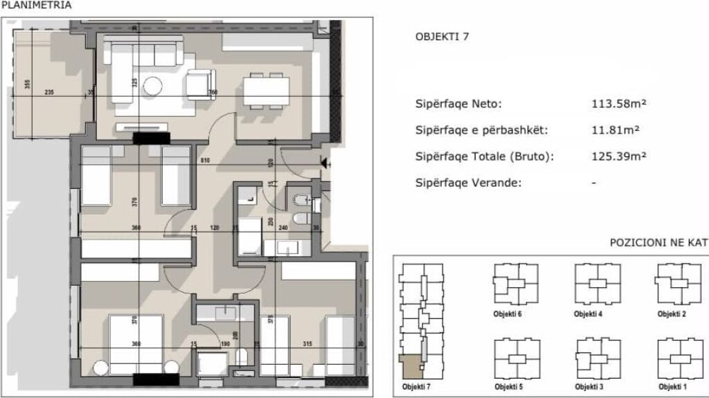 Apartament 3+1+2 Ne Shitje Te Ajka Residence  ID 5377