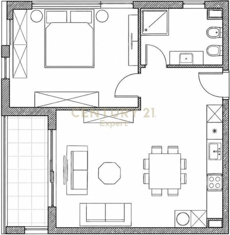 SHESIM APARTAMENT 1+1 NË RIVERSIDE RESIDENCES