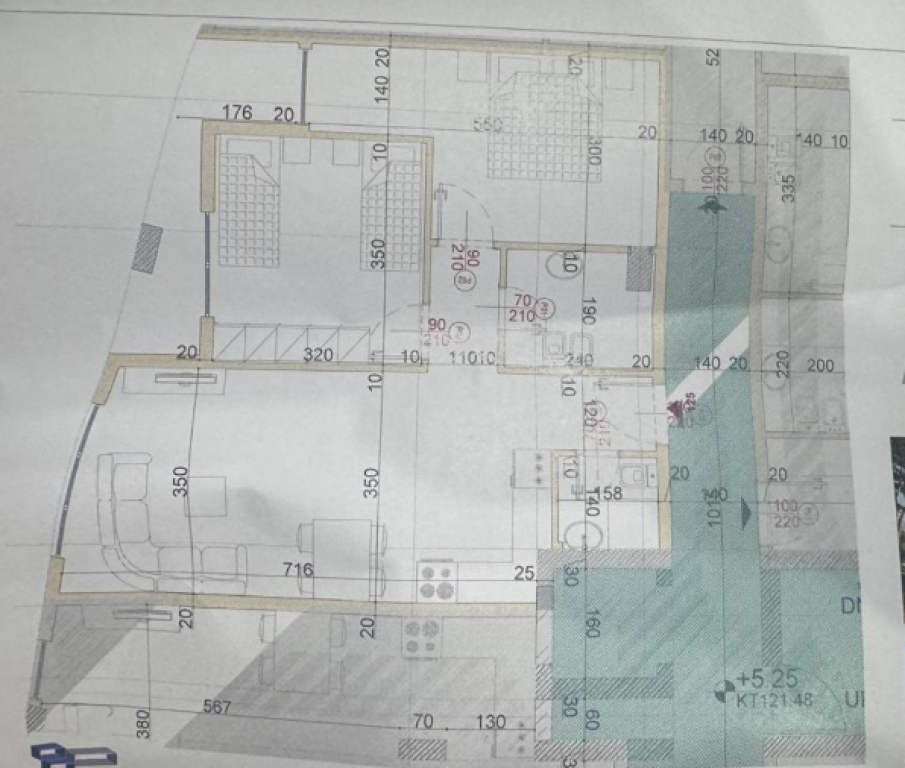 SHITET APARTAMENT 2+1+2 | PASKUQAN VIEW , 900€ m2
