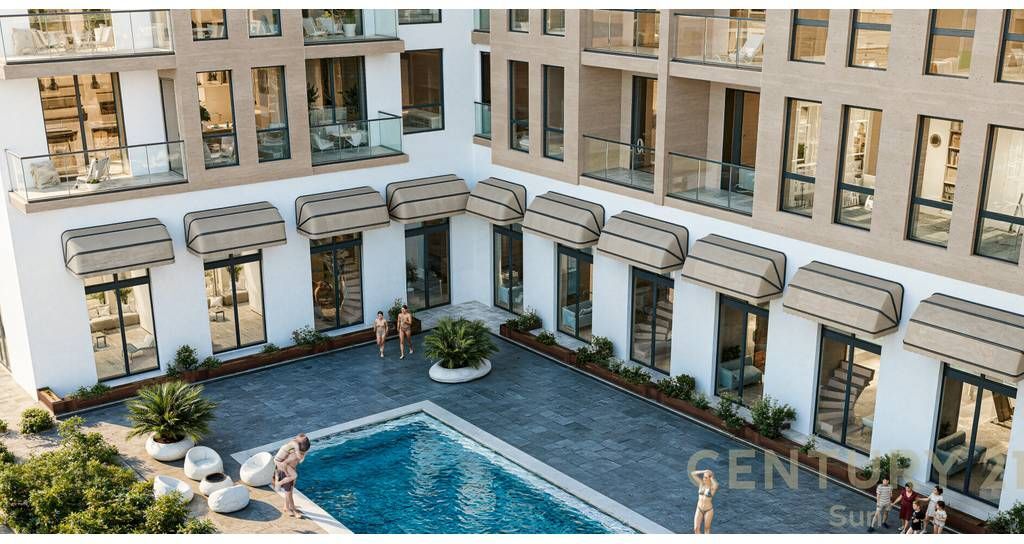 SHITET APARTAMENT 1+1 NE NJE REZIDENCE ME PISHINE NE GOLEM