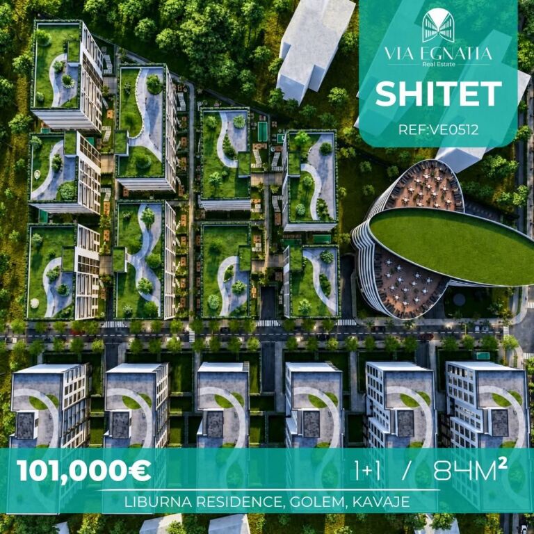 SHITET 1+1 | LIBURNA RESIDENCE, GOLEM – KAVAJË