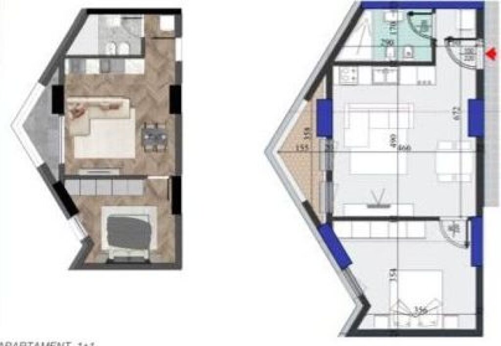 🏡 Appartamento 1+1 in Vendita – Colonnade Residence