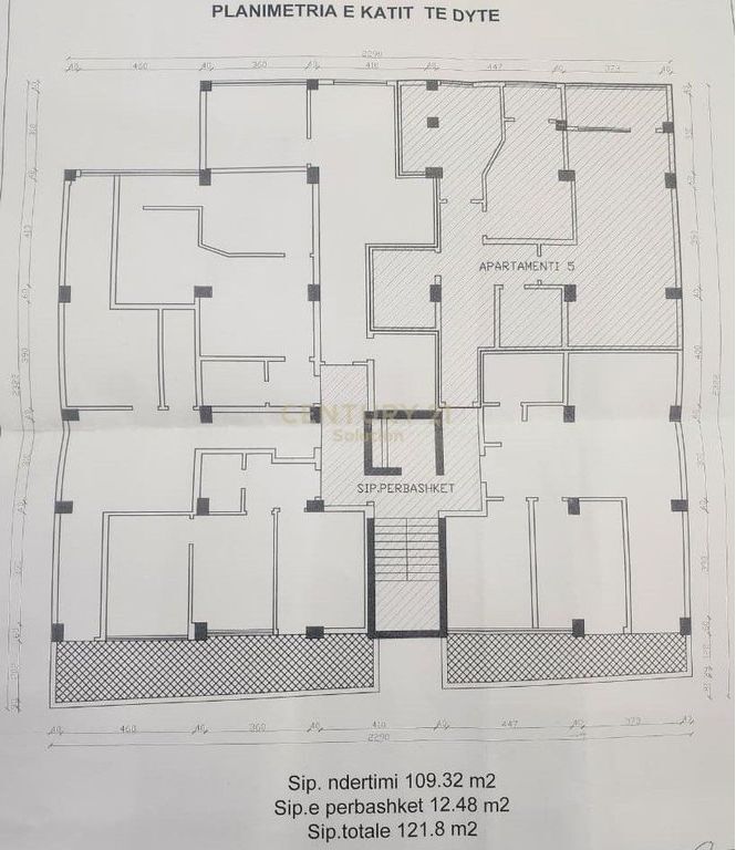 SHITET APARTAMENT 2+1+2 RRUGA E KAVAJES
