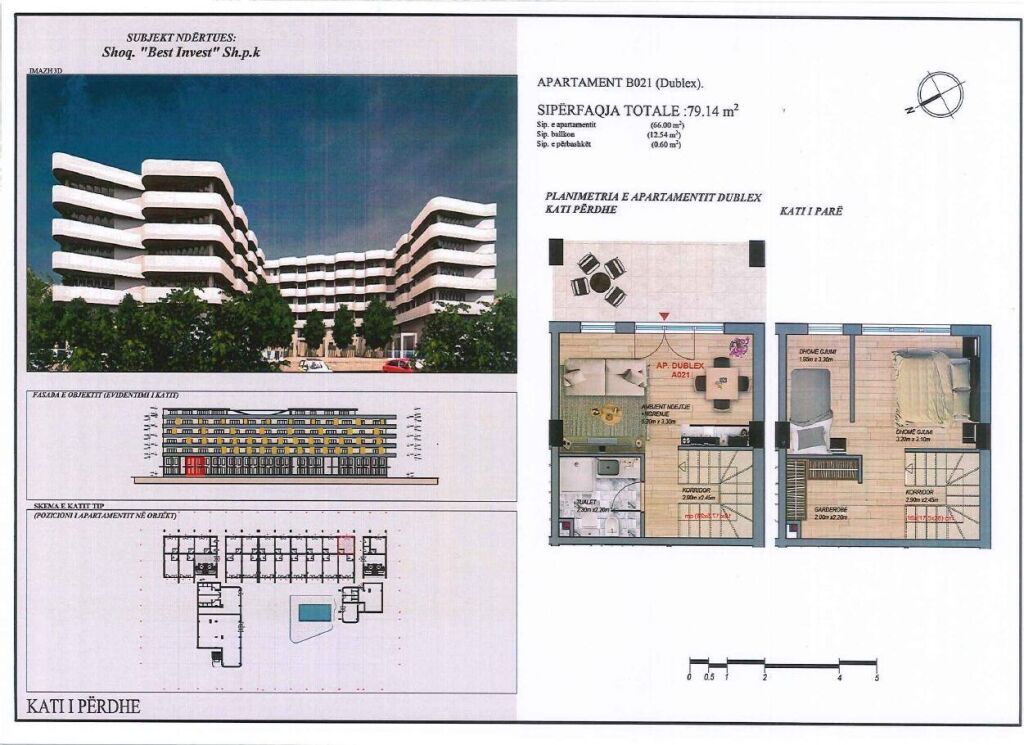 Duplex, 79 m² – Mei Residence, Qerret (B021)
