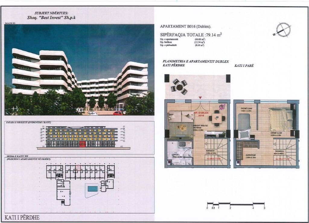 Duplex, 79 m² – Mei Residence, Qerret (B016)