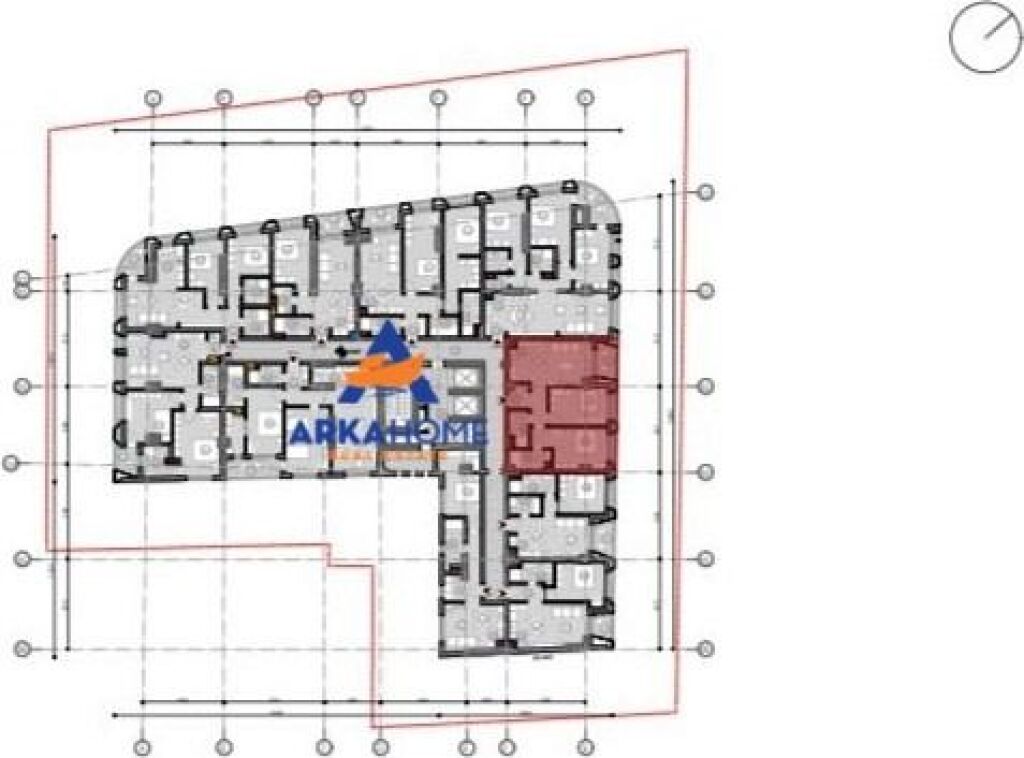 SHITET APARTAMENT 2+1+BALLKON "TE VILA L,UNAZA E RE" 160.980 EURO