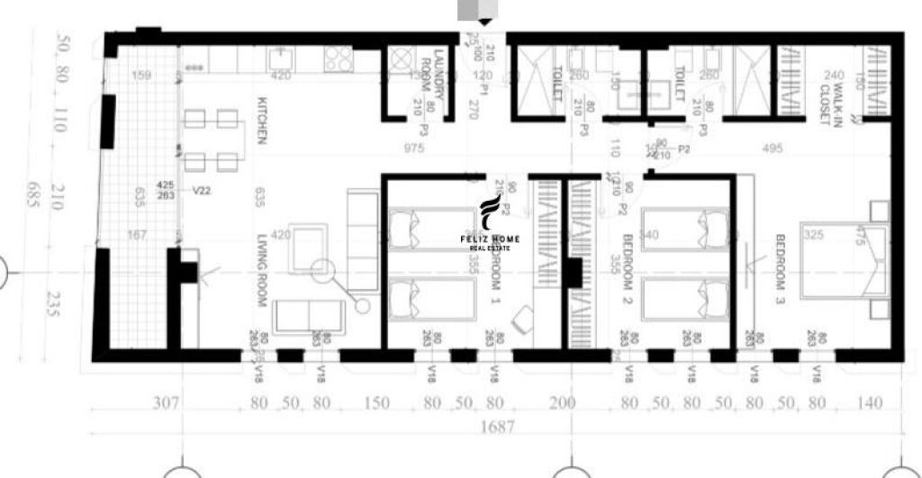 VENDESI APPARTAMENTO 3+1 SAUK 246.600 EURO FH-89945
