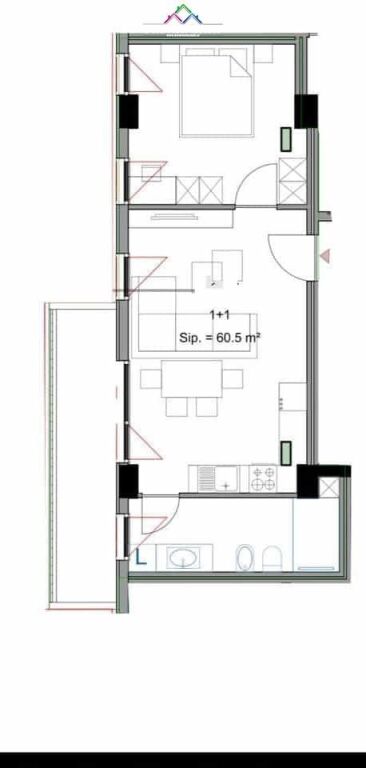Zyre Me Qera 1+1 Tek Dritan Hoxha (ID BZ2946) Tirane