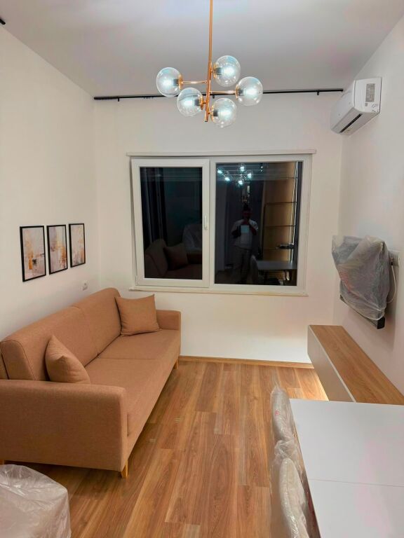 Apartment 1+1 for rent at Bedri Karapici Street, Yzberisht, Misto Mame, Kavaja Street.