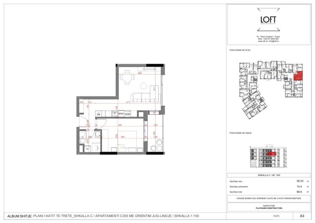 Apartment 1+1 for sale