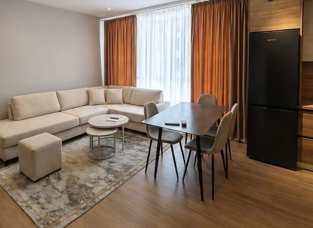 Jepet apartament 1+1+Post Parkimi me qira tek Rruga Jordan Misja , Rruga Don Bosko .