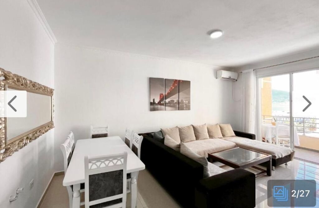 Apartament me dy dhoma gjumi për qira afatgjatë në Vlorë, Shqipëri