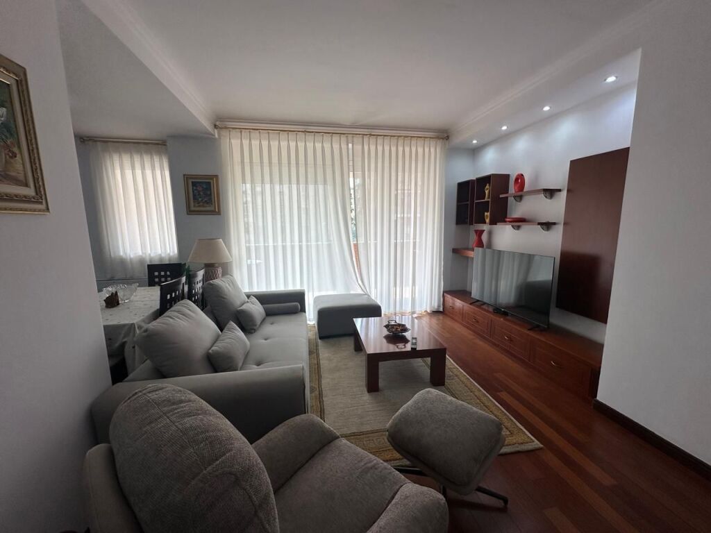 Elbasan Street, near the Old Mill, a 2+1+2+parking space apartment is for rent, furnished 1,200Euro