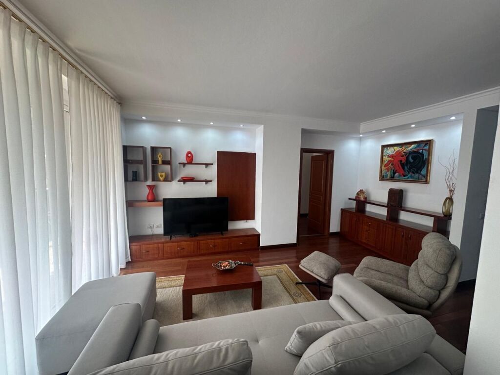 Elbasan Street, near the Old Mill, a 2+1+2+parking space apartment is for rent, furnished 1,200Euro