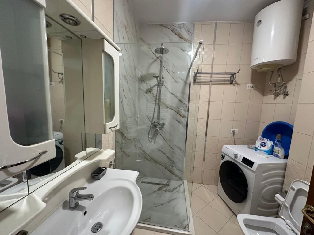 Elbasan Street, near the Old Mill, a 2+1+2+parking space apartment is for rent, furnished 1,200Euro
