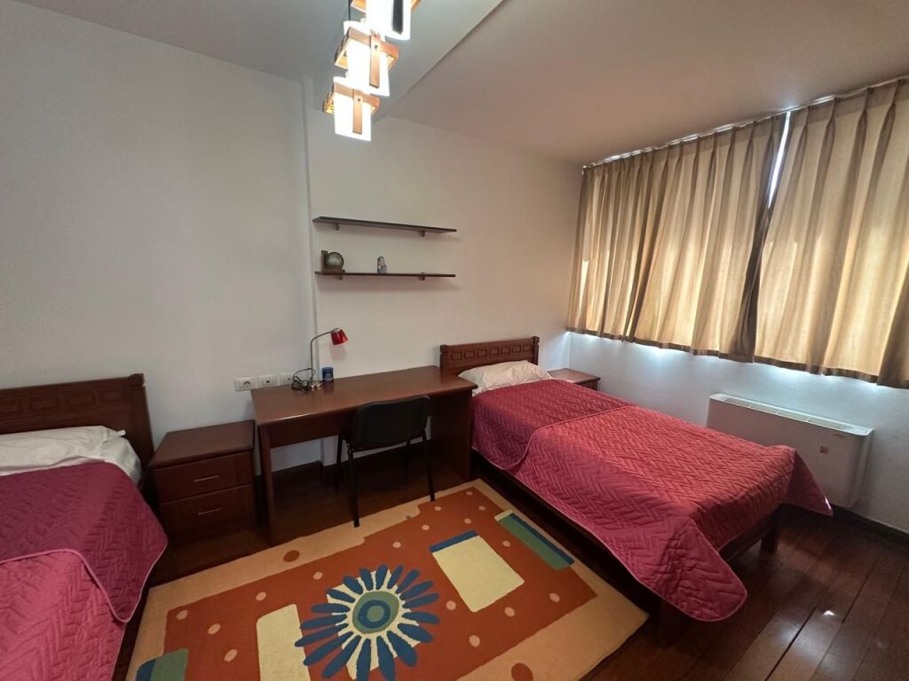 Elbasan Street, near the Old Mill, a 2+1+2+parking space apartment is for rent, furnished 1,200Euro