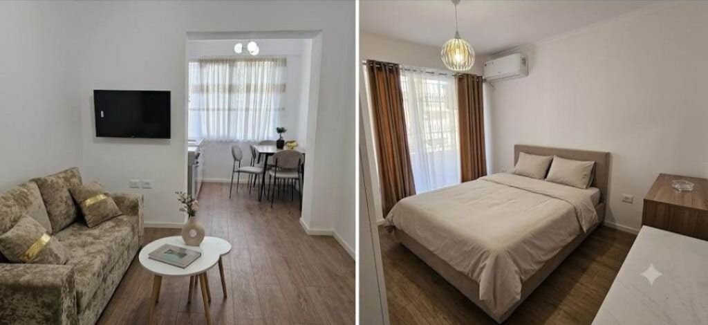FOR RENT APARTMENT 1+1 – ZOGU I ZI (OPPOSITE RING CENTER)  ​