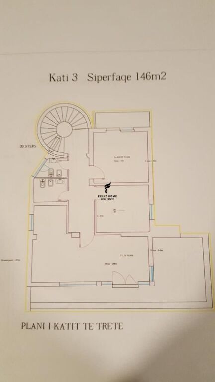 UFFICIO IN AFFITTO 900M2 BLOK 1.500.000 LEKE FH-90663