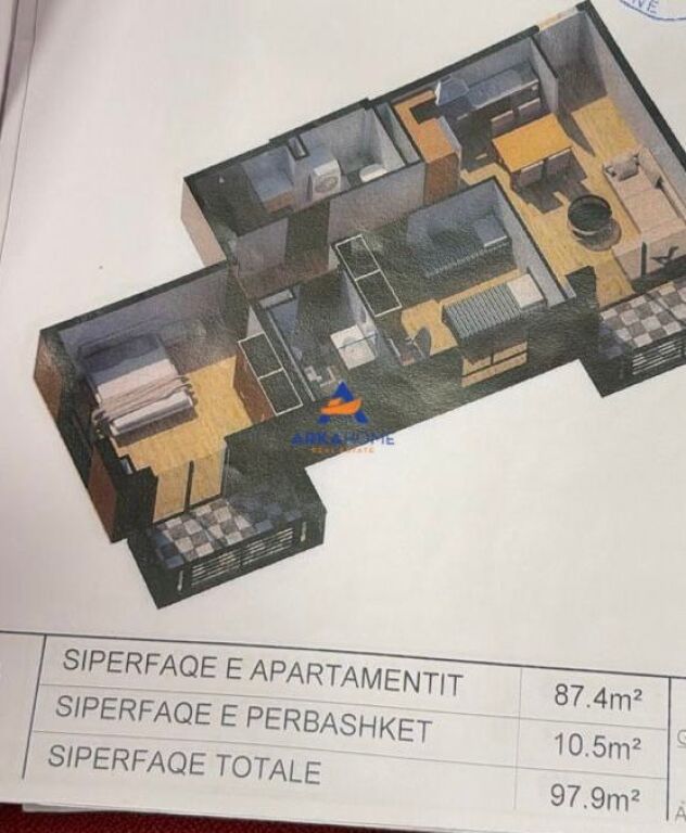 SHITET APARTAMENT 2+1+BALLKON "RRUGA DERVISH LUZHA, 5 MAJI" 200.000 EURO