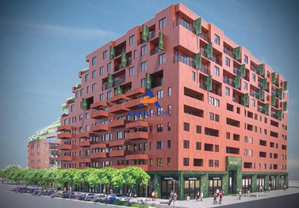 SHITET APARTAMENT 1+1+VERANDE "TE KOMPLEKSI BREZARET, 5 MAJI" 133.000 EURO