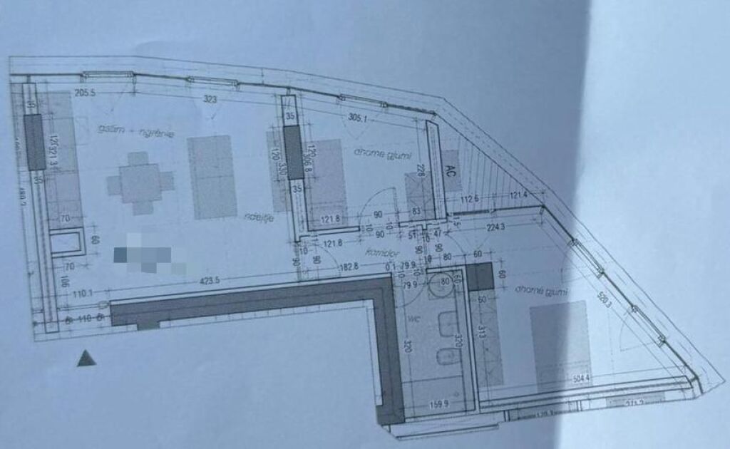 2+1 apartment for sale at Coral Building in Paskuqan.