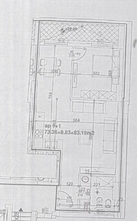 Apartament 1+1 ne Shitje Ali Demi Tirane