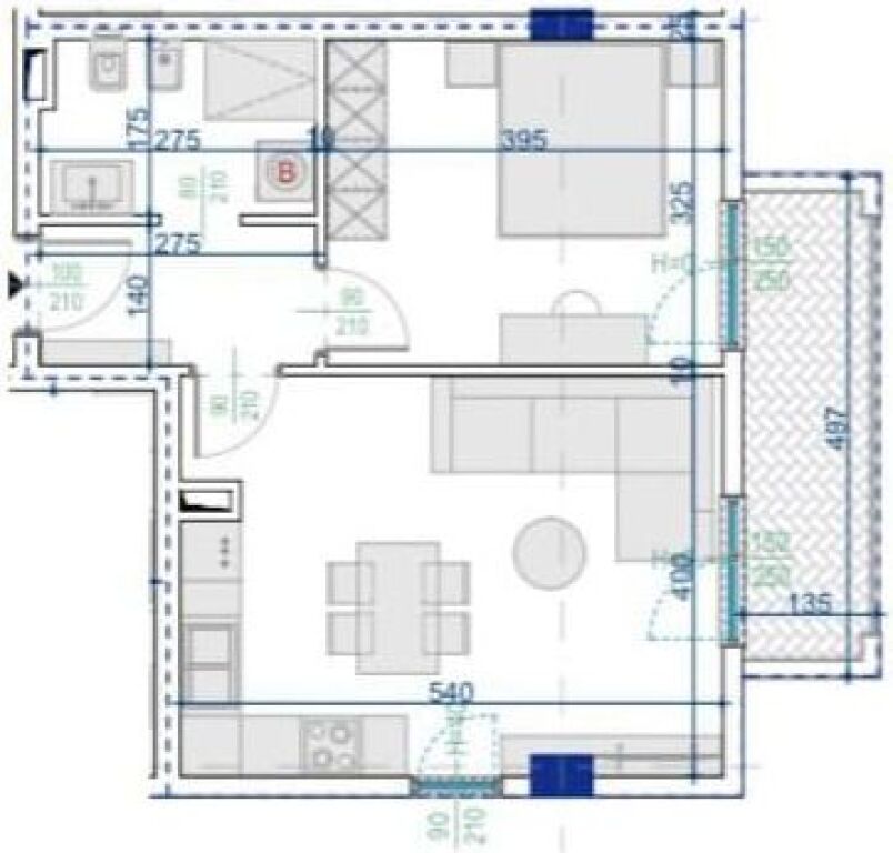 🏡 APARTMENT 1+1 FOR SALE – KAMËZ