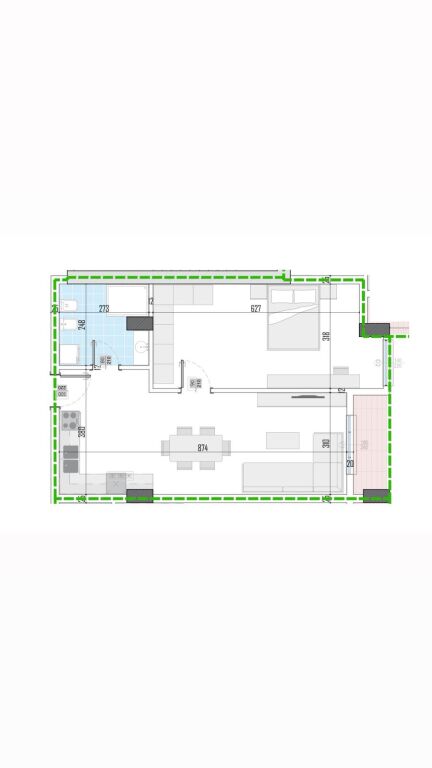 Apartment 1+1 for sale at Aluna Residence in Paskuqan.