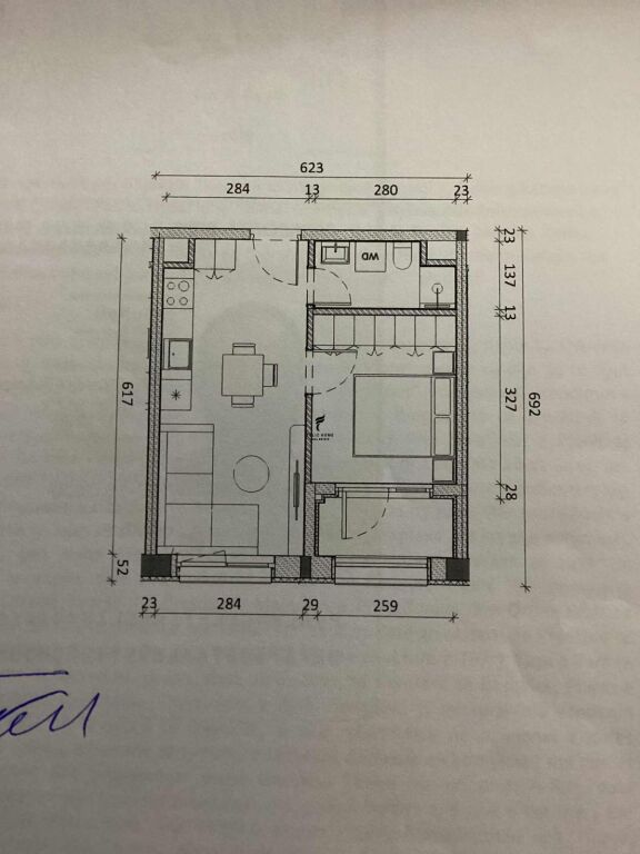 APPARTAMENTO IN AFFITTO 1+1 ALI DEMI 40.000 LEKE FH-91015