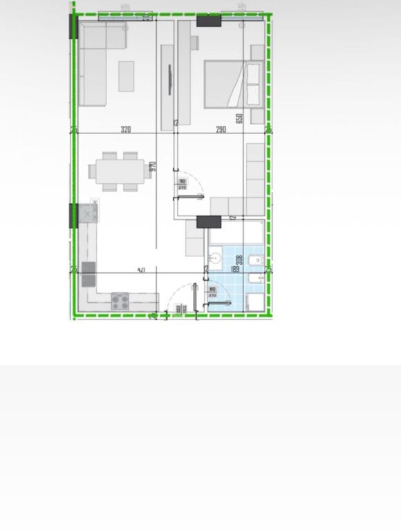 Apartment 1+1 for sale at Aluna Residence in Paskuqan.