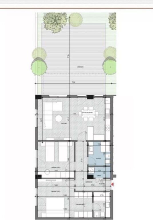 🏡 SHITET APARTAMENT 2+1 + 2 TUALETE + VERANDË