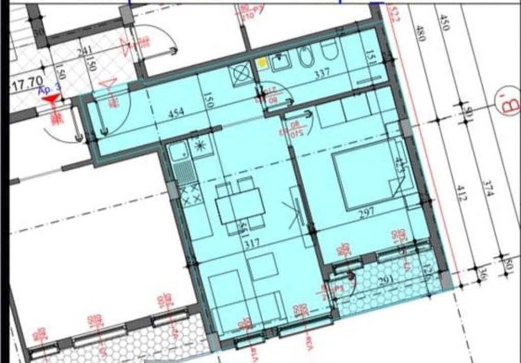 APARTMENT 1+1 FOR SALE – GJON BUZUKU STREET