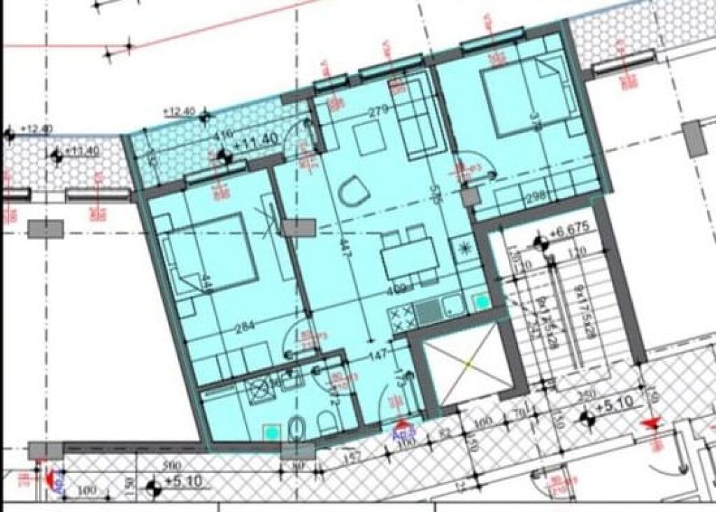 APPARTAMENTO 2+1 IN VENDITA – VIA GJON BUZUKU