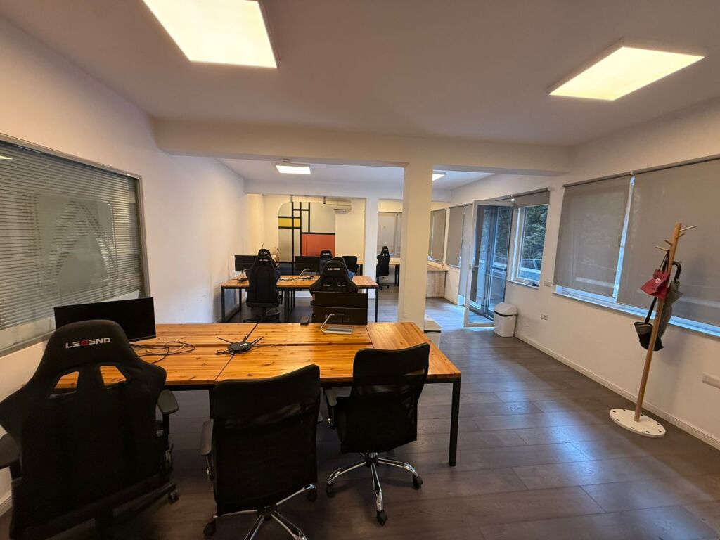 Office building for rent is given near the former Blloku, Pjeter Bogdani Street, near Edith Durhami School.