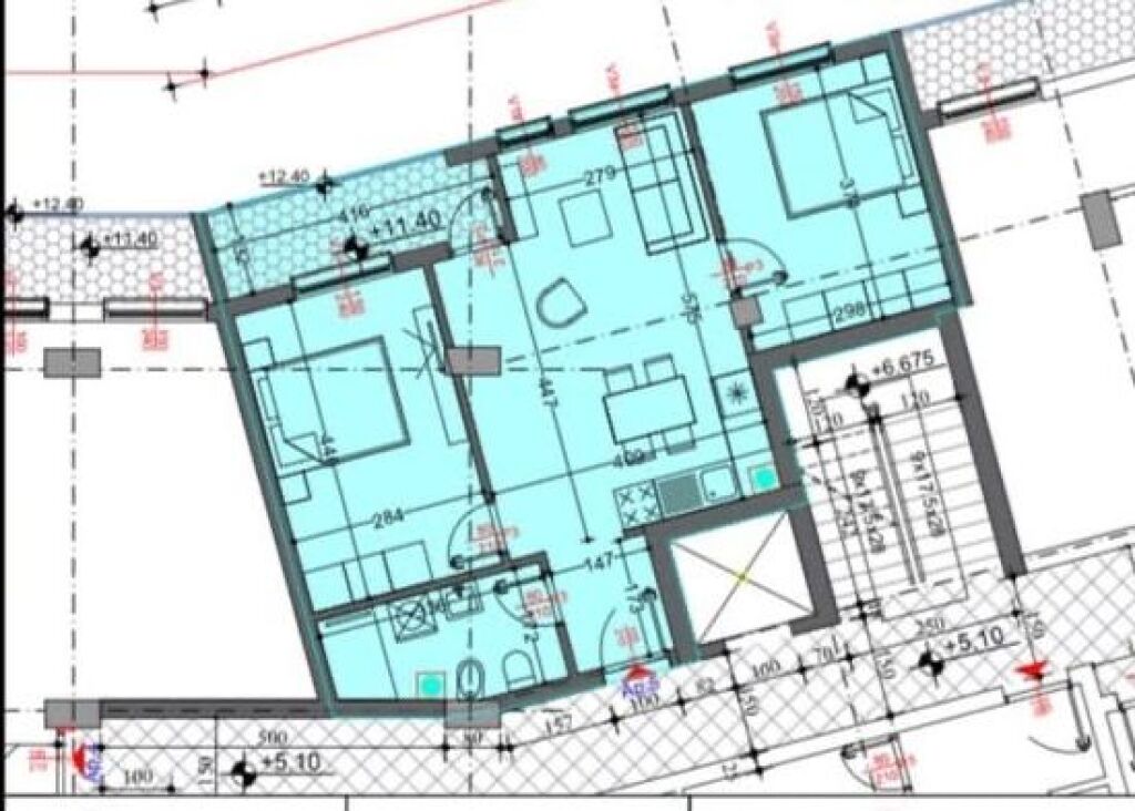 Apartment for sale 2+1, Gjon Buzuku Street