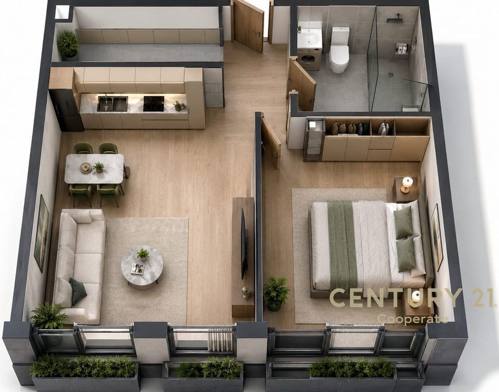 WE SELL 1+1 APARTMENT AT KOMUNA BUILDING, KOMUNA E PARISIT