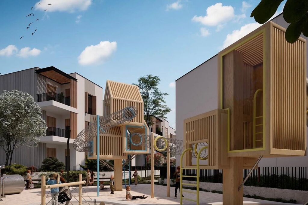 🏡 OKAZION | SHITET APARTAMENT 2+1+2 ME VERANDË | MAISON DE LA TERRE – TEG
