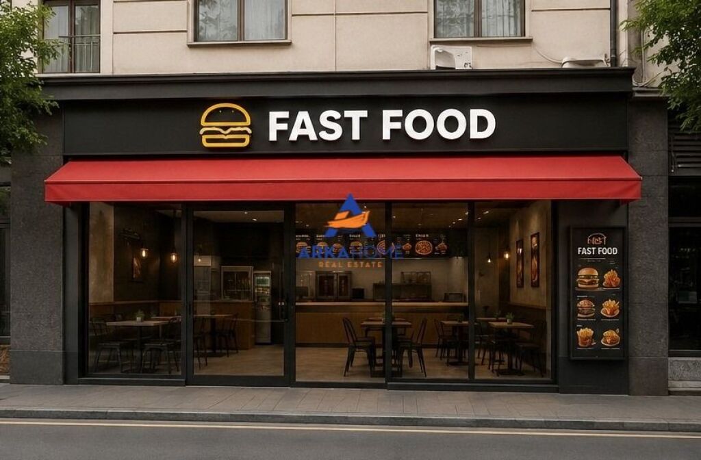 JEPET ME QIRA FAST-FOOD + SHITJE BIZNESI 60 M2 "KTHESA E KAMZES" 700 EURO