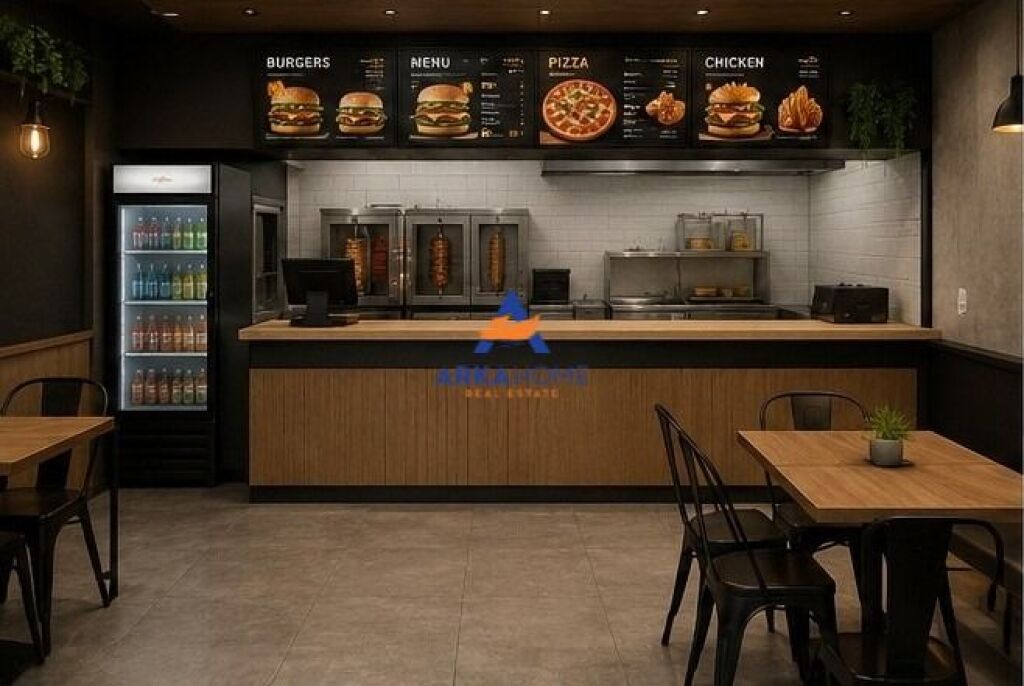 JEPET ME QIRA FAST-FOOD + SHITJE BIZNESI 60 M2 "KTHESA E KAMZES" 700 EURO