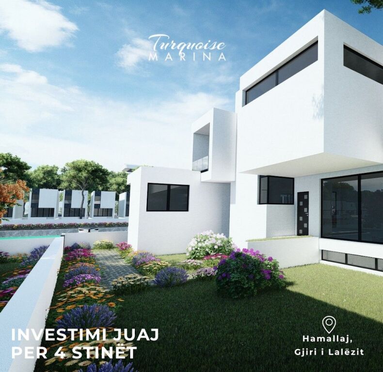 🌴🌊SHITET VILË INDIVIDUALE 2-KATËSHE – TURQUOISE MARINA, GJIRI I LALZIT 🌊🌴