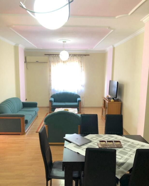 For rent Apartment 2+1, at the end of Jordan Misja street just past the Train Tracks 400 thousand old lek
