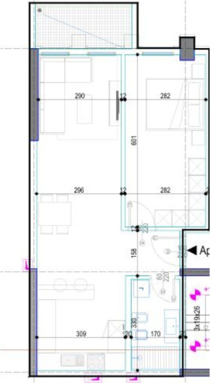 APOFFICE FOR RENT - 77m2 | GALERIA ROMA, RRUGA E KAVAJËS