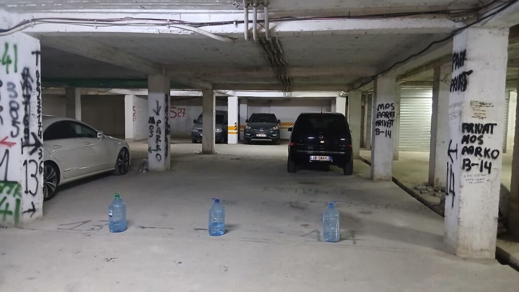 Two garage parking spaces