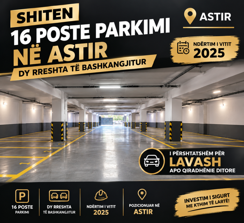 16 PARKING SPACES FOR SALE IN ASTIR