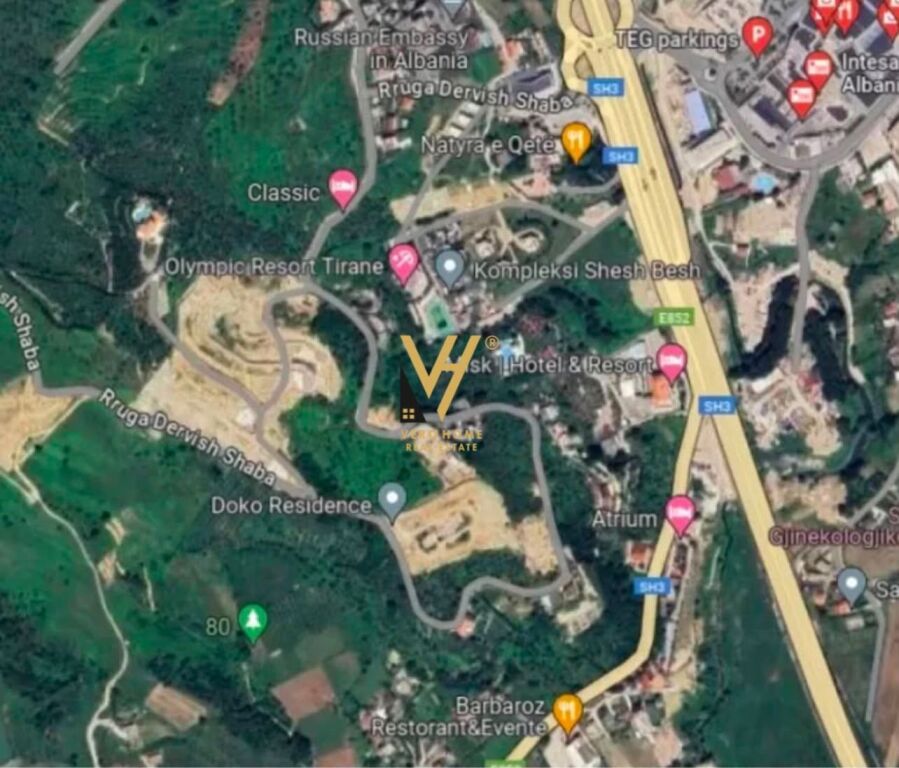 SHITET TRUALL 1.100 M2 ME NJOLLE TE KUQE PRANE TEG 275.000 EURO