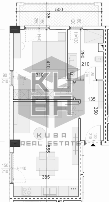 Apartament 1+1 për Shitje në Kamëz, Rruga Berisha. 58 mln lekë