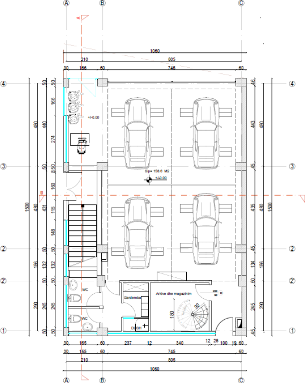 COMMERCIAL SPACE FOR RENT - 360 m² + 480 m² YARD | NEAR TEG, LUNDËR