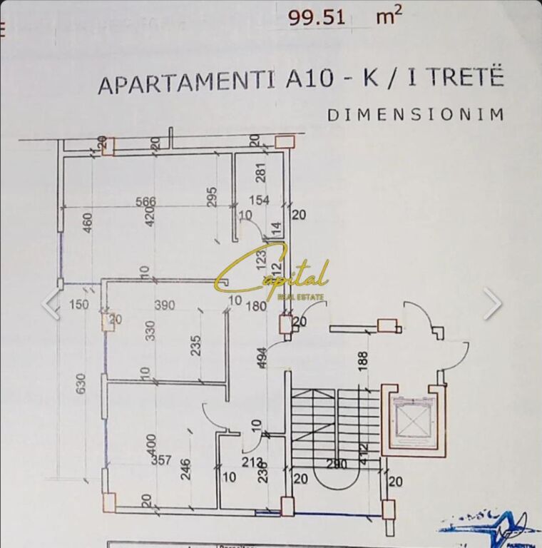 SHITET APARTAMENT 2+1 FRESKU 160.000 EURO