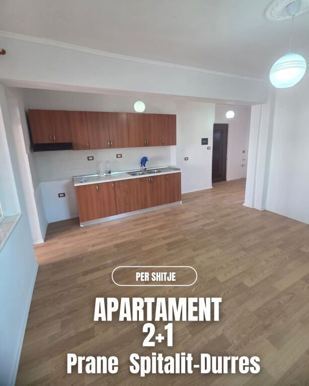 SHITET APARTAMENT 2+1 + BALLKON – PRANË SPITALIT, DURRËS