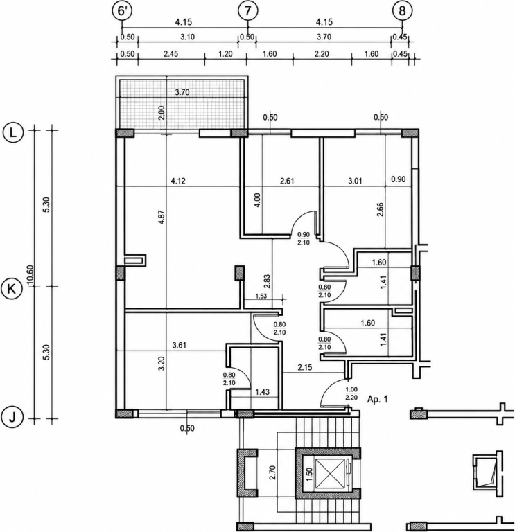 APPARTAMENTO 3+1+2 + BALCONE E POSTO AUTO IN VENDITA | ZOO DI TIRANA, VIA EDUARD MANO